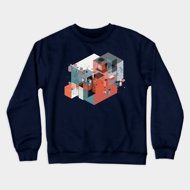 Cubic Crewneck Sweatshirt by Aeoll